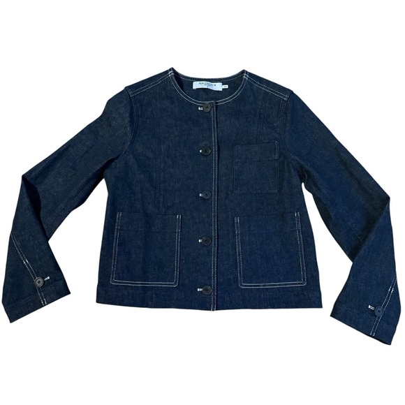 M.M. LAFLEUR The Kane Jacket - Stretch Denim Suiting size 2 - Picture 6 of 10